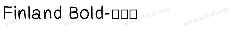 Finland Bold字体转换